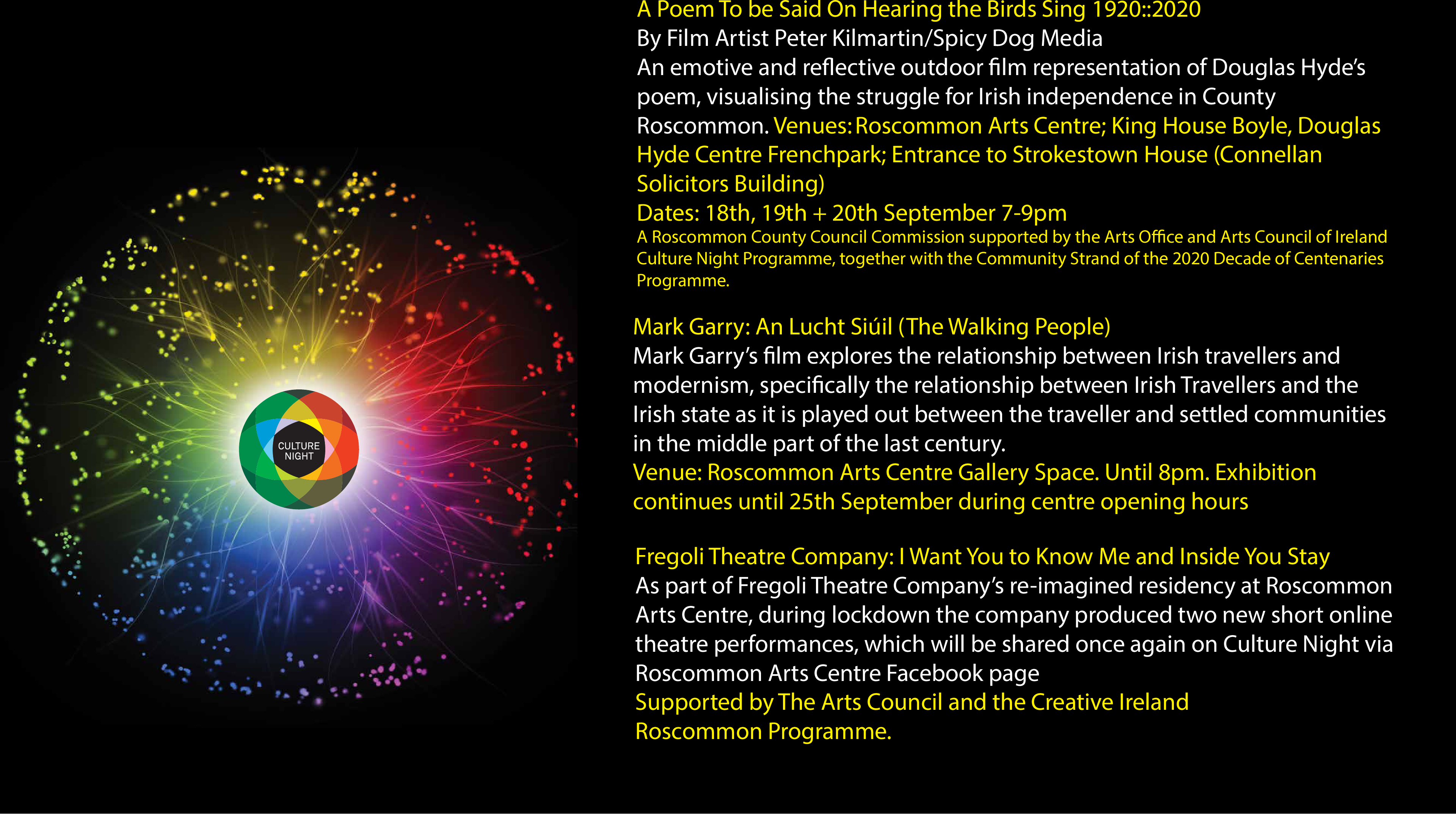 Culture Night Roscommon 2020 2